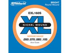 D'Addario XL Short Scale Bass 50-105 - EXL160S