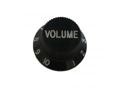 Pickboy Guitar Volume Knob Plastic S-Style Black