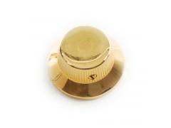 Schaller Guitar Knob Top Hat Style Set of 3 Gold 184