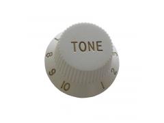 Pickboy Guitar Tone Knob Plastic S-Style White