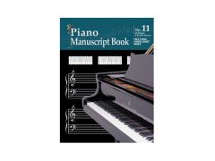 Manuscript Book 11 - 6 Piano Staves and blank Chord boxes 48 Page 11832