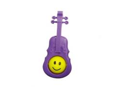 Shaker Violin Shape with Smiley Face