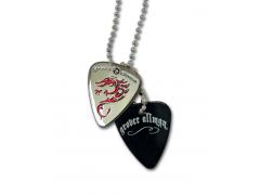 Grover Allman Guitar Pick Necklace - Dragon