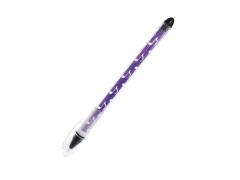 Ball Point Pen with Lid - Purple with Quavers