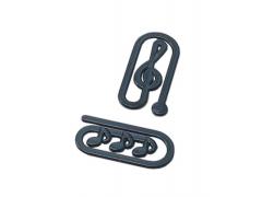 Music Clip Quaver & Treble Clef Black