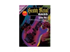 Progressive Heavy Metal Bass Licks Volume 1 Book & CD CP18361