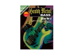 Progressive Heavy Metal Bass Licks Volume 2 Book & CD CP18362