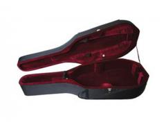 Double Bass Case Lightweight Black & Wine Red 3/4