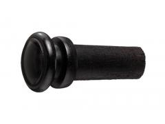 Viola End Pin Ebony Fluted Top