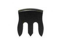 Viola Ebony Mute 3 Prong Curved