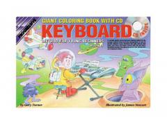 Progressive Keyboard Method for Young Beginners: Book 1 - Giant Colouring Book - CD CP69096