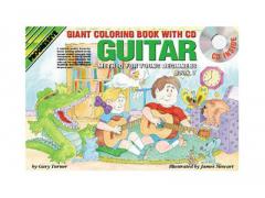 Progressive Guitar Method for Young Beginners: Book 1 - Giant Colouring Book - CD CP69096