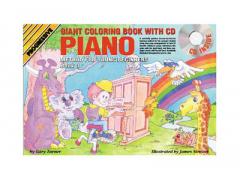 Progressive Piano Method for Young Beginners: Book 1 - Giant Colouring Book - CD CP69096