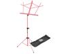 On Stage Compact Sheet Music Stand Pink with Bag