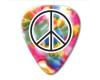 Unlimited Series Guitar Pick - Rainbow Peace Sign