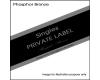 Private Label .060 Phosphor Bronze Single